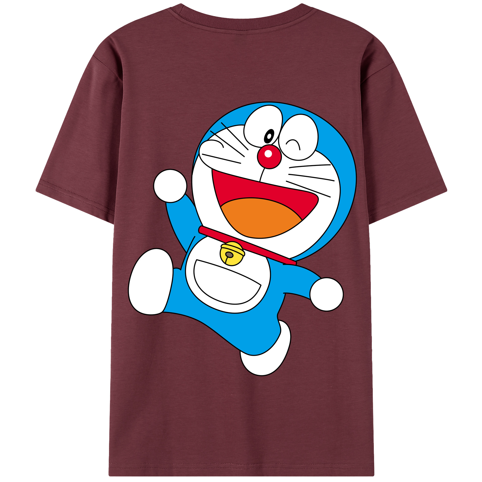 （画像用） ドラえもん Doraemon 綿100％半袖Tシャツ（背面プリント）